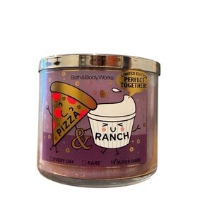 Bath & Body Works Pizza & Ranch Limited Edition 3-Wick Scented Candle NWT